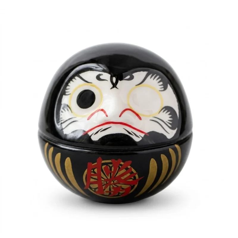 Daruma Japonais Noir
