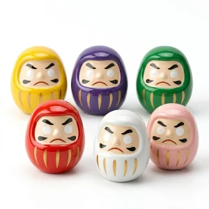Lot De 6 Darumas
